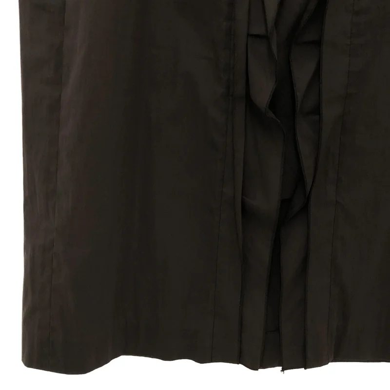 JIL SANDER / ジルサンダー | コットン混 フリル ログスカート | 36 | レディース