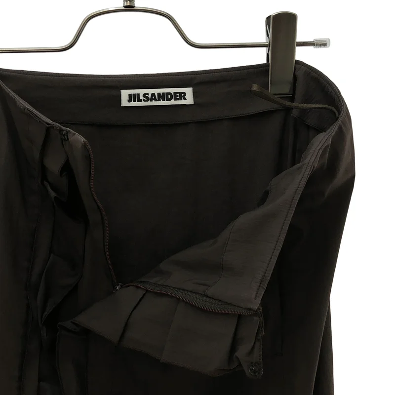 JIL SANDER / ジルサンダー | コットン混 フリル ログスカート | 36 | レディース