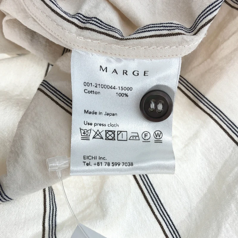 MARGE / マージ | ストライプ ドレスシャツ |
