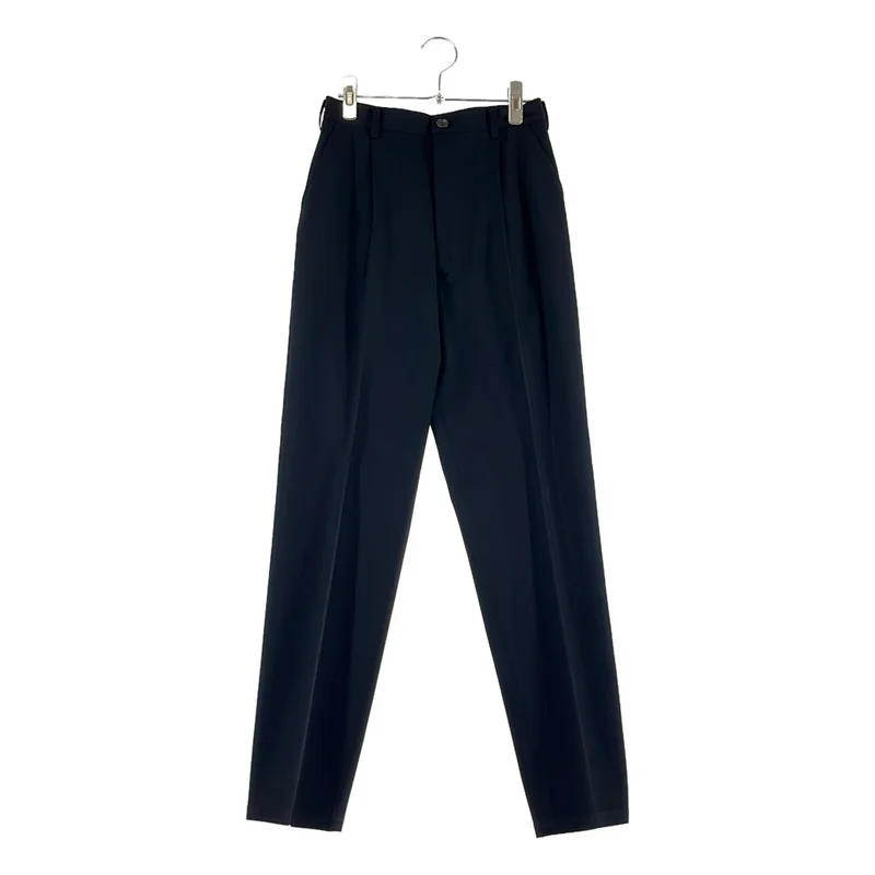 YOHJI YAMAMOTO / ヨウジヤマモト | 1995W | ウール ギャバジン タック テーパード スラックス | S | レディース