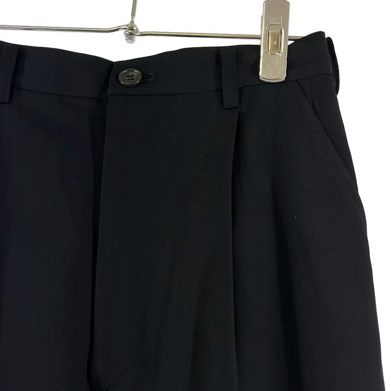 YOHJI YAMAMOTO / ヨウジヤマモト | 1995W | ウール ギャバジン タック テーパード スラックス | S | レディース