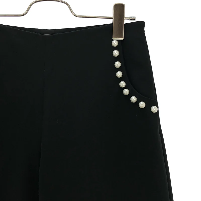 BORDERS at BALCONY / ボーダーズアットバルコニー | 2024AW | PEARL WIDE PANTS / パールワイドパンツ | 36 | レディース