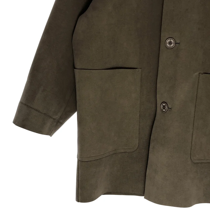 HYKE / ハイク | HOODIE JACKET フェイクスエード ジャケット | 1 | レディース