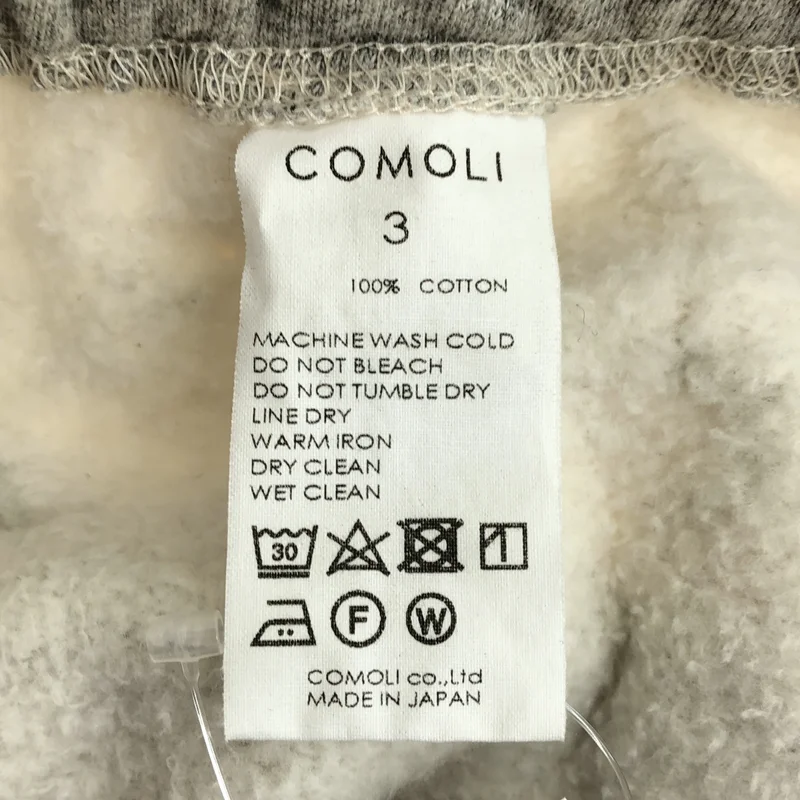 COMOLI / コモリ | 2021AW | コットン吊裏毛 スウェットパンツ | 3 | メンズ