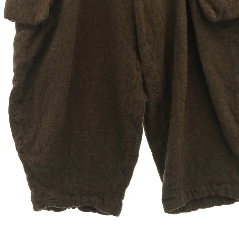 BLACK COMME des GARCONS / ブラックコムデギャルソン | 2020AW | ウール ギャザーパンツ 1F-P007 | M | メンズ