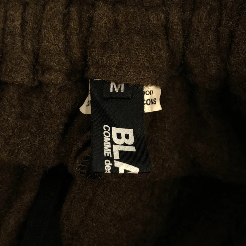 BLACK COMME des GARCONS / ブラックコムデギャルソン | 2020AW | ウール ギャザーパンツ 1F-P007 | M | メンズ