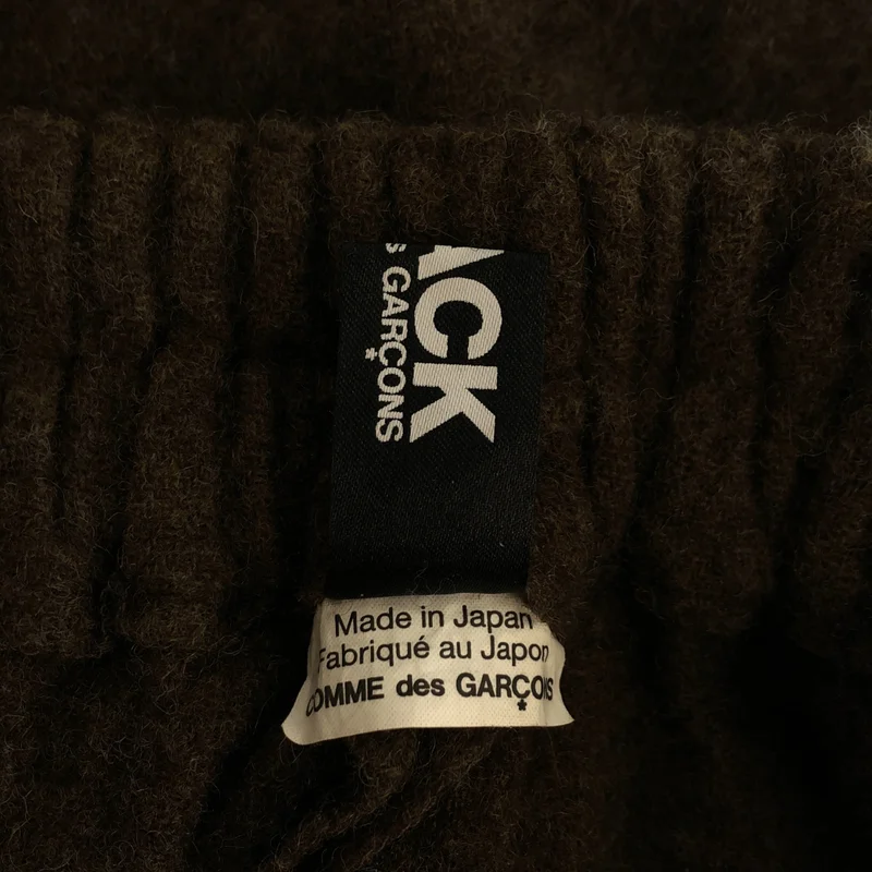BLACK COMME des GARCONS / ブラックコムデギャルソン | 2020AW | ウール ギャザーパンツ 1F-P007 | M | メンズ