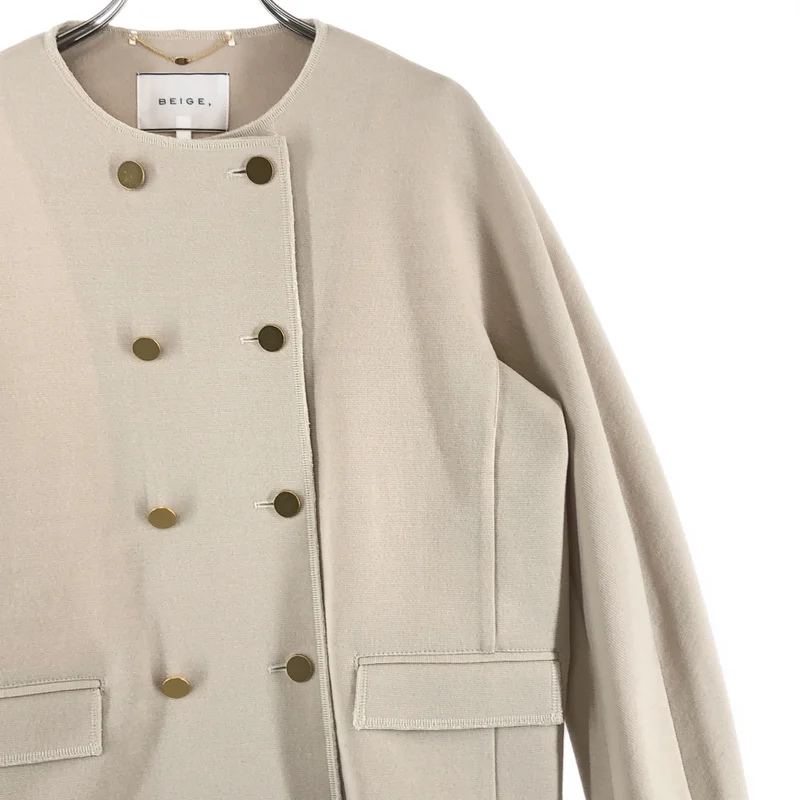 BEIGE， / ベイジ | 金ボタン ダブルブレスト ジャケット | 2 | レディース
