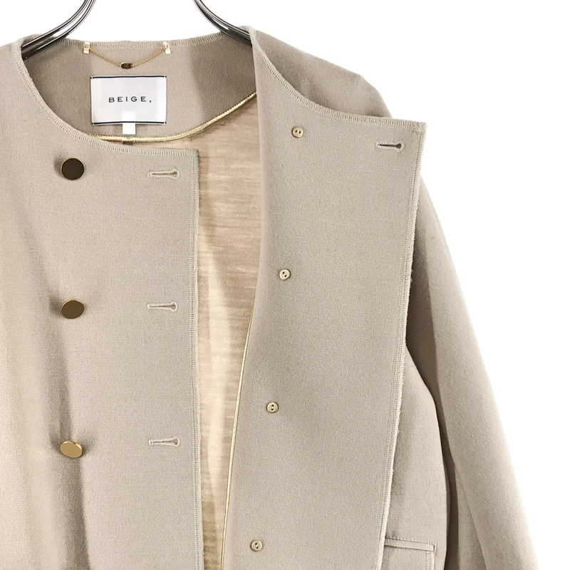 BEIGE， / ベイジ | 金ボタン ダブルブレスト ジャケット | 2 | レディース