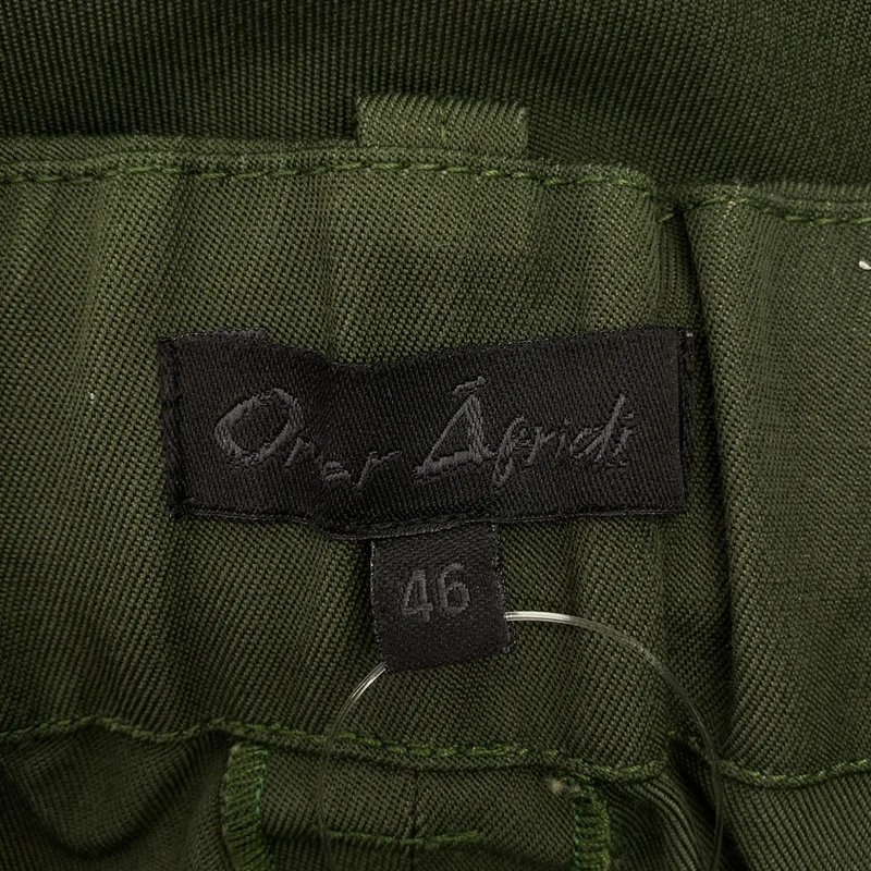 Omar afridi / オマールアフリディ | 2022SS | コットン ナイロン サイドジップ カーゴパンツ | 46 | メンズ