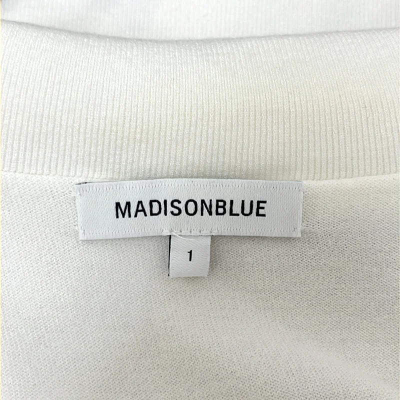 MADISON BLUE / マディソンブルー | セーラーカラー ショートスリーブ ニット | 01 | レディース