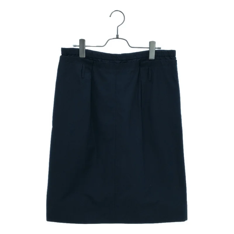 JIL SANDER / ジルサンダー | シルク混 レイヤードデザイン バックスリット スカート | 38 | レディース