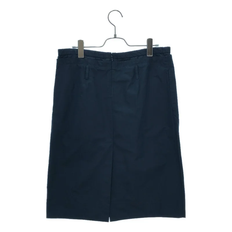 JIL SANDER / ジルサンダー | シルク混 レイヤードデザイン バックスリット スカート | 38 | レディース