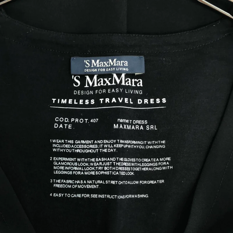 S MAX MARA / エスマックスマーラ | TIMELESS TRAVEL DRESS / タイムレストラベルドレス ノースリーブワンピース |