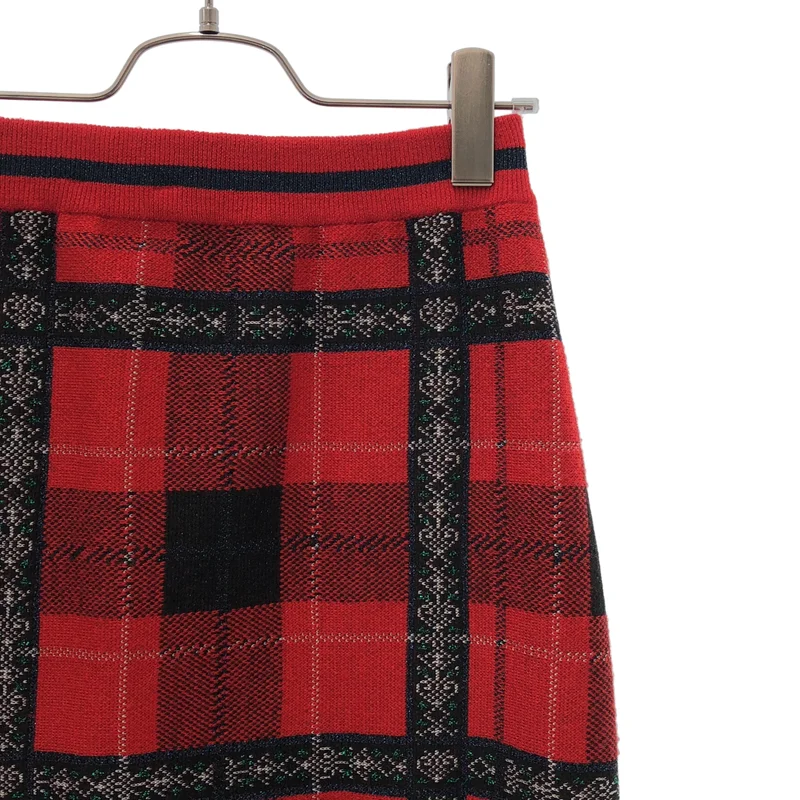 rurumu: / 縷縷夢兎るるむう | broken check knit SK ニットスカート | FREE | レディース