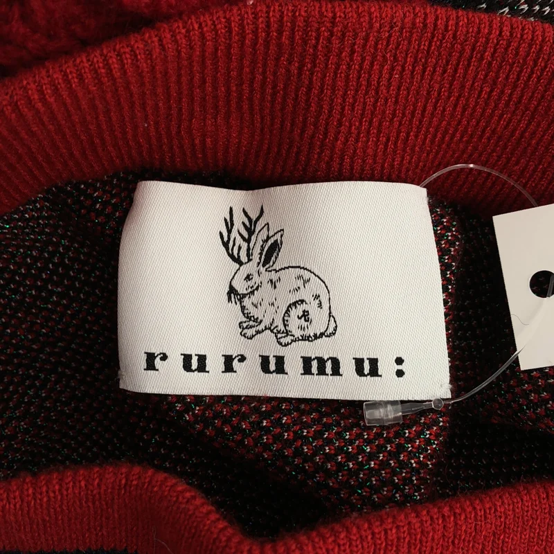 rurumu: / 縷縷夢兎るるむう | broken check knit SK ニットスカート | FREE | レディース