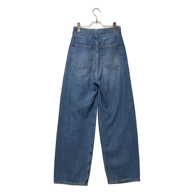 MM6 Maison Margiela / エムエムシックスメゾンマルジェラ | 2020AW | ダメージ加工 ボタンキャロットシェイプ デニムパンツ | 38 | レディース
