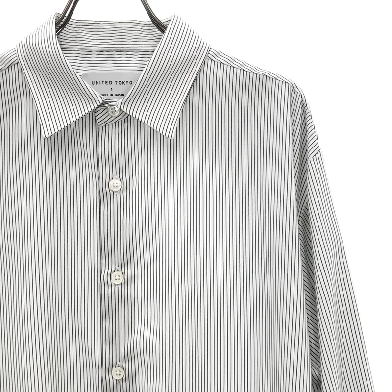 UNITED TOKYO / ユナイテッドトウキョウ | DRY RAYON ストライプリラックスシャツ | 1 | メンズ