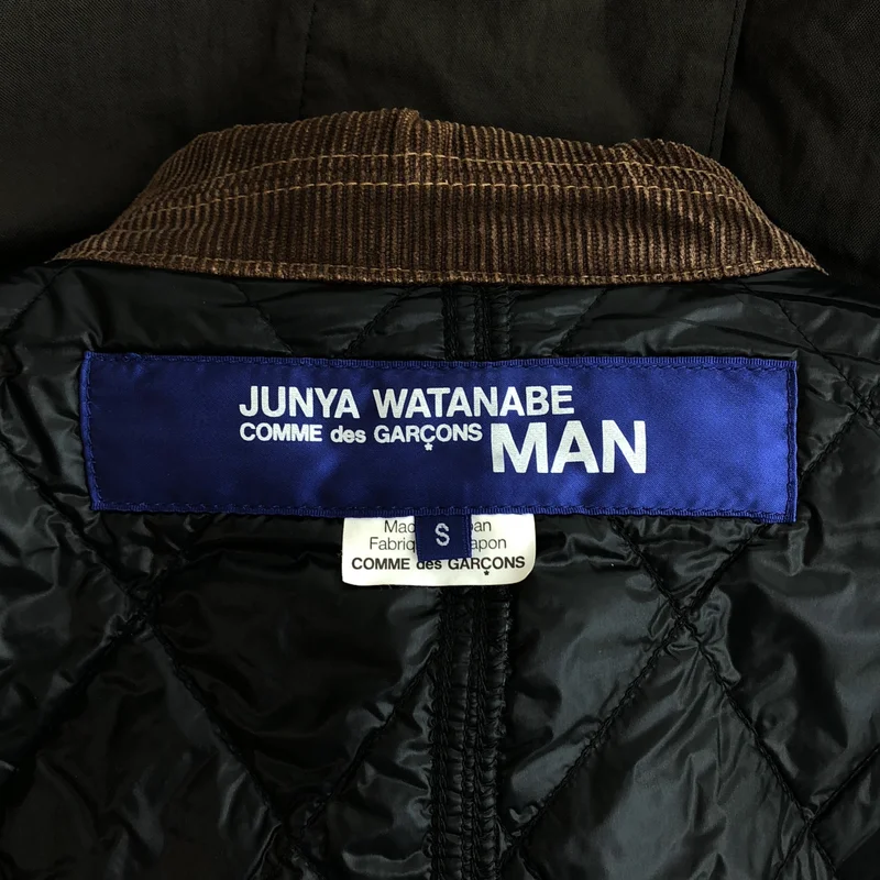 JUNYAWATANABE COMMEdesGARCONS MAN / ジュンヤワタナベマン | 2009AW | 異素材切り替え キルティングジャケット | S | メンズ