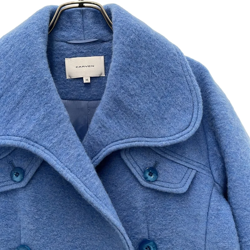 CARVEN / カルヴェン | ウール ナポレオンコート | 36 | レディース