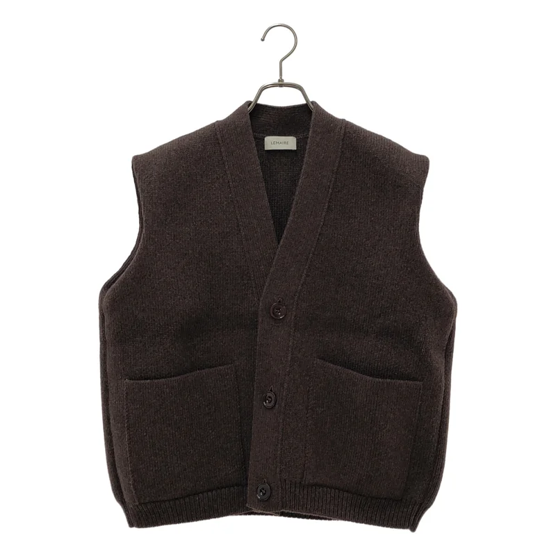 LEMAIRE / ルメール | MAXI SLEEVELESS CARDIGAN ニット ベスト | S | レディース