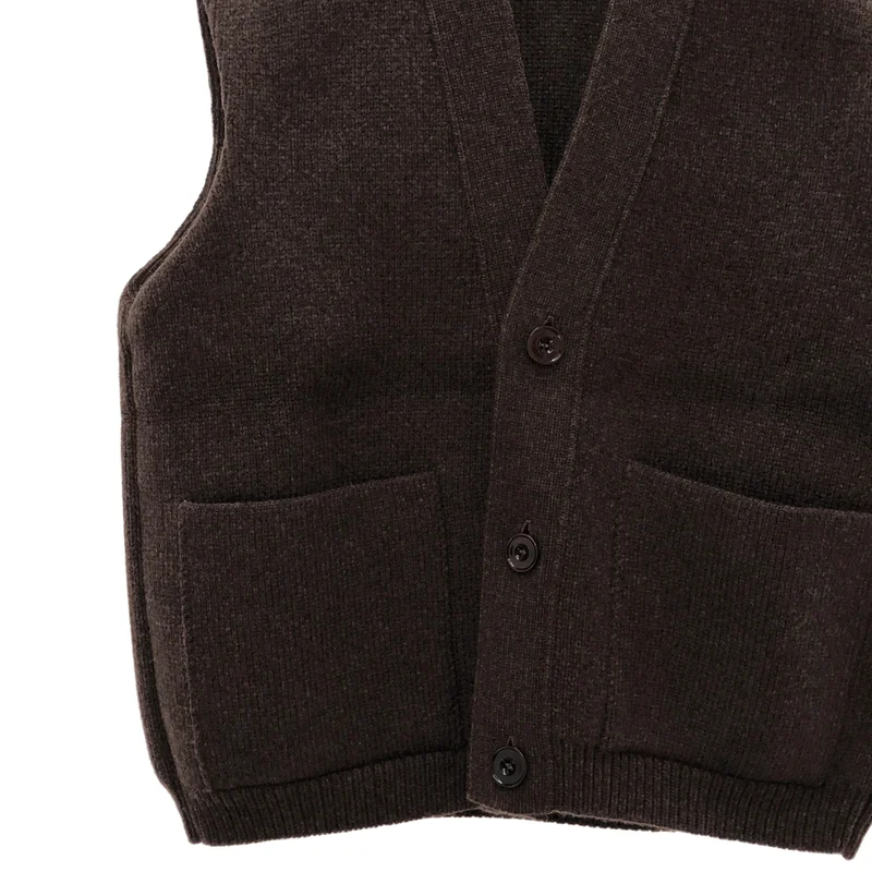 LEMAIRE / ルメール | MAXI SLEEVELESS CARDIGAN ニット ベスト | S | レディース