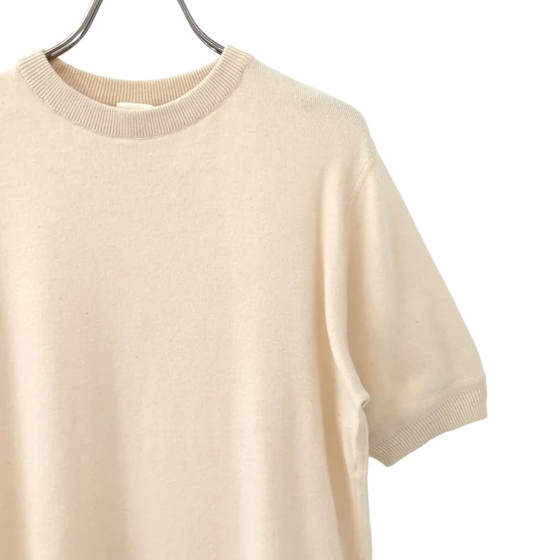 YAECA STOCK / ヤエカストック | コットン クルーネック トップス | M | レディース