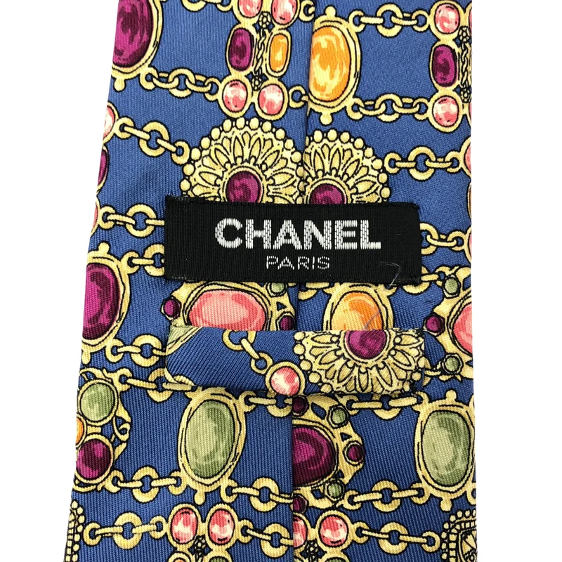 CHANEL / シャネル | シルク 総柄 ココマーク スーツ ネクタイ |