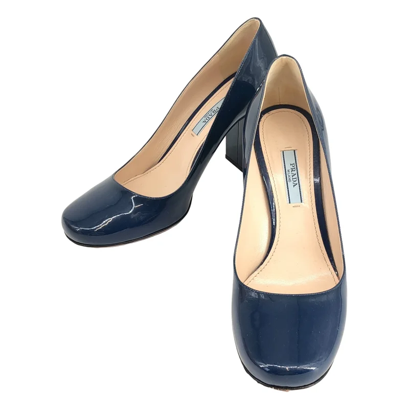 PRADA / プラダ | パテントレザー ポインテッドトゥ ハイヒール パンプス | 38 | レディース