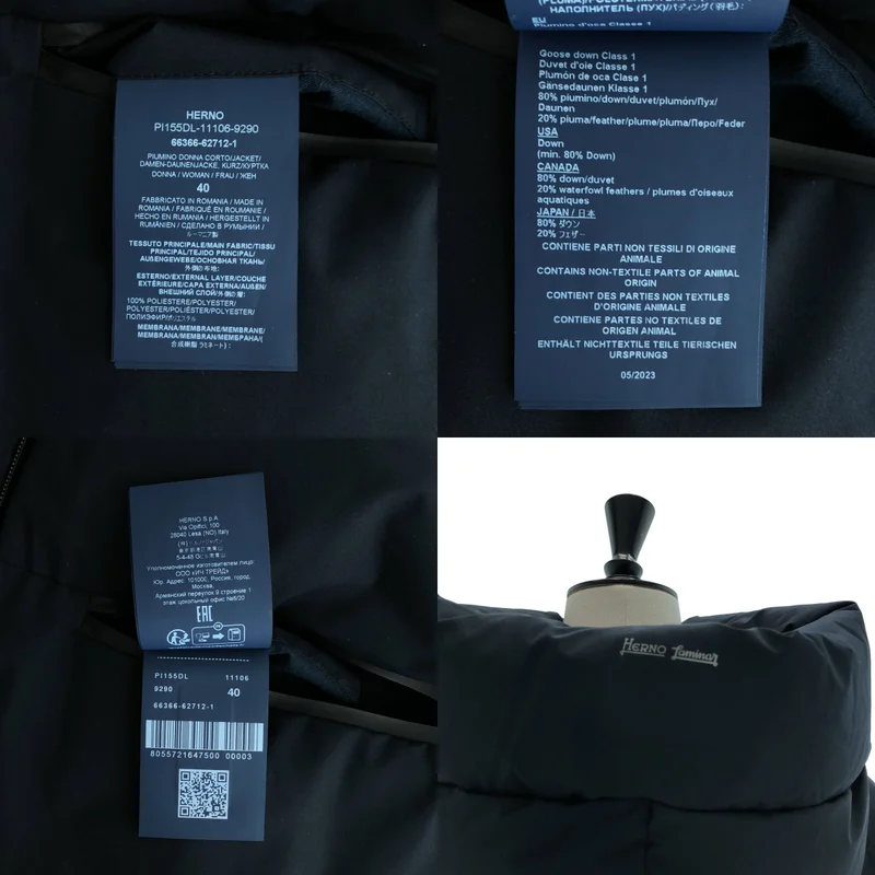 HERNO / ヘルノ | GORE-TEX WINDSTOPPER 9300 ダウンジャケット | 40 | レディース