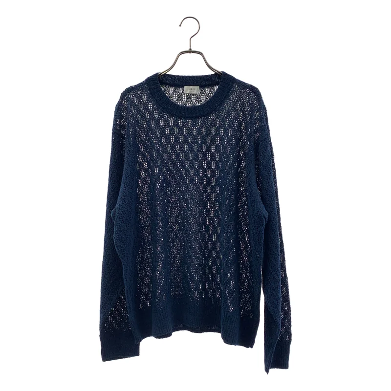 URU / ウル | Crew neck knit / レーヨン コットン リネン ニット | 1 | メンズ