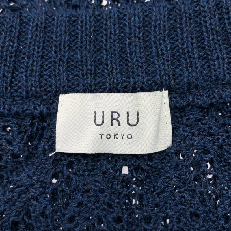 URU / ウル | Crew neck knit / レーヨン コットン リネン ニット | 1 | メンズ