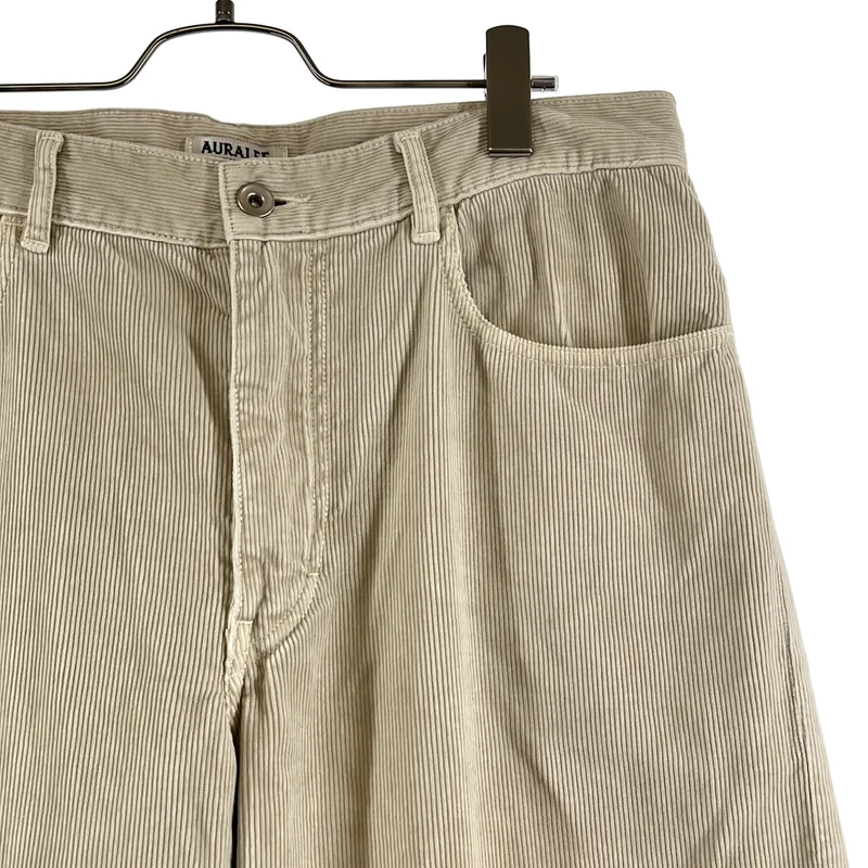 AURALEE / オーラリー | 2026SS | GARMENT-DYED FINX CORDUROY 5P WIDE PANTS  / コーデュロイ ワイド パンツ | 4 | メンズ