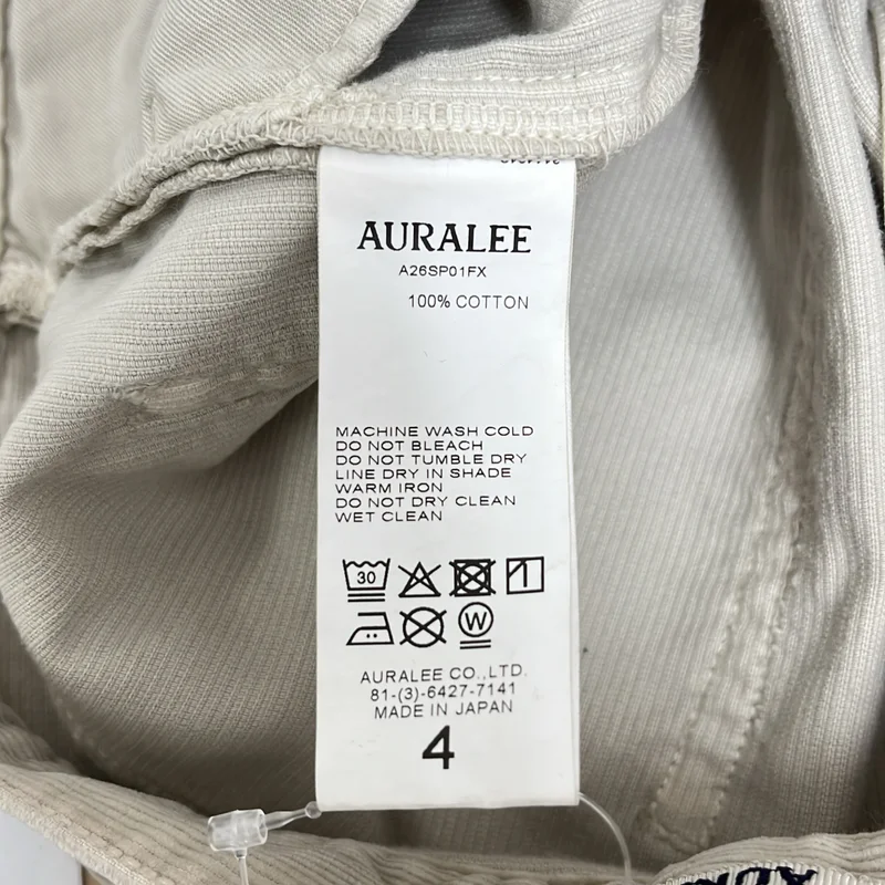 AURALEE / オーラリー | 2026SS | GARMENT-DYED FINX CORDUROY 5P WIDE PANTS  / コーデュロイ ワイド パンツ | 4 | メンズ