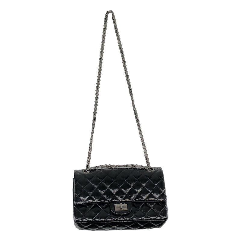 CHANEL / シャネル | 2.55 キルティング パテントレザー ショルダーバッグ |
