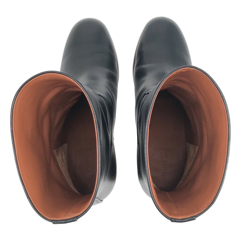 CELINE / セリーヌ | Mid Calf Boot ミッド カーフ ブーツ | 37.5 | レディース