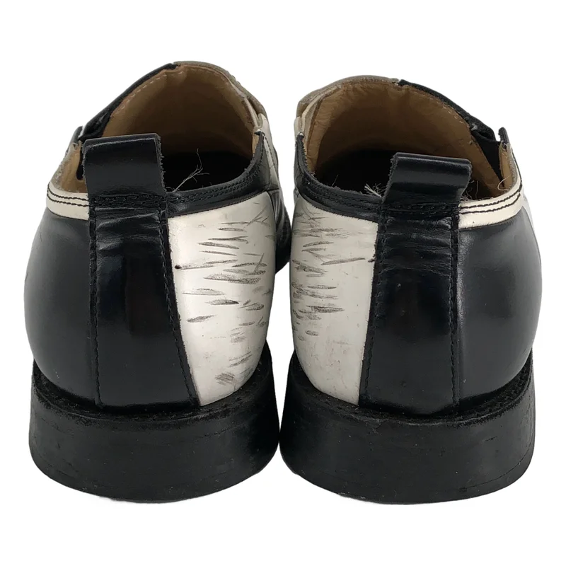 COMME des GARCONS / コムデギャルソン | チェッカーフラッグ柄 レザーシューズ | 23 | レディース