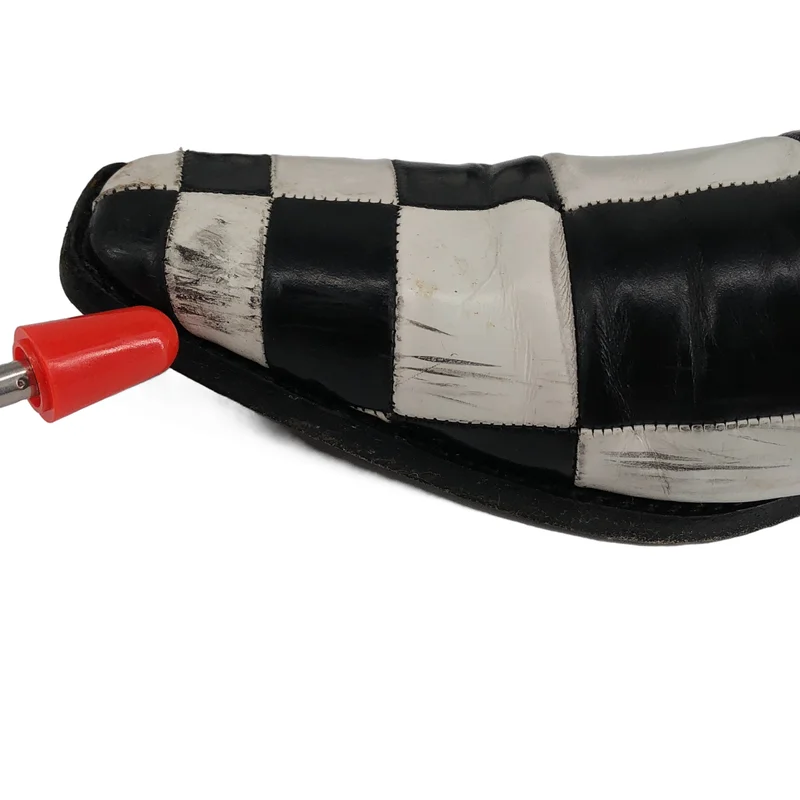 COMME des GARCONS / コムデギャルソン | チェッカーフラッグ柄 レザーシューズ | 23 | レディース