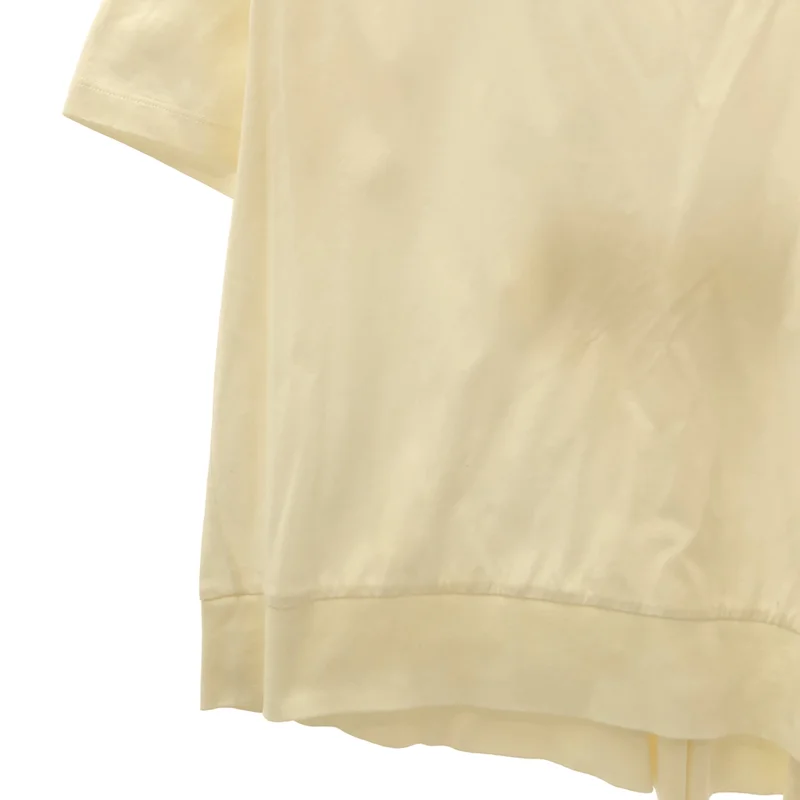 MONCLER / モンクレール | GIROCOLLO バックギャザー Tシャツ | XS | レディース