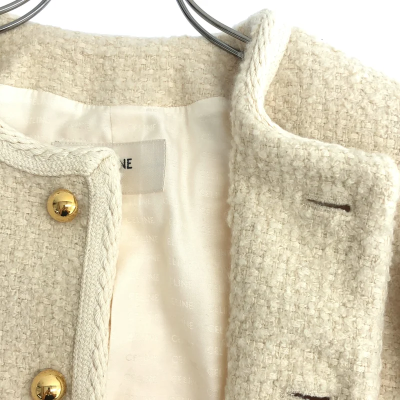 CELINE / セリーヌ | チェルシー ジャケット 2V34T593V.97IV | 34 | レディース