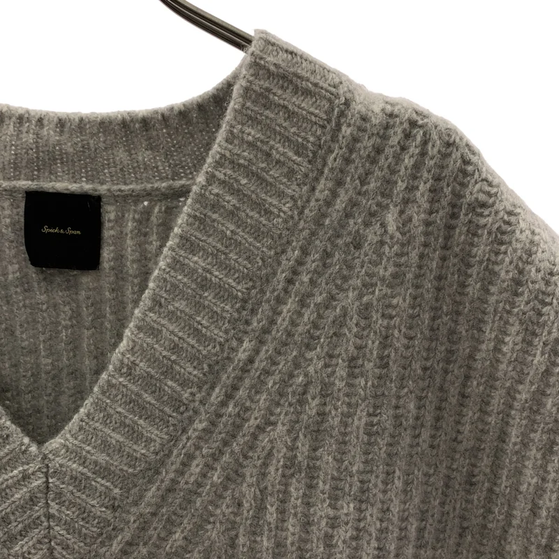 Spick and Span / スピックアンドスパン | 2025AW | ウール オーバーサイズ Vネック ニットベスト |