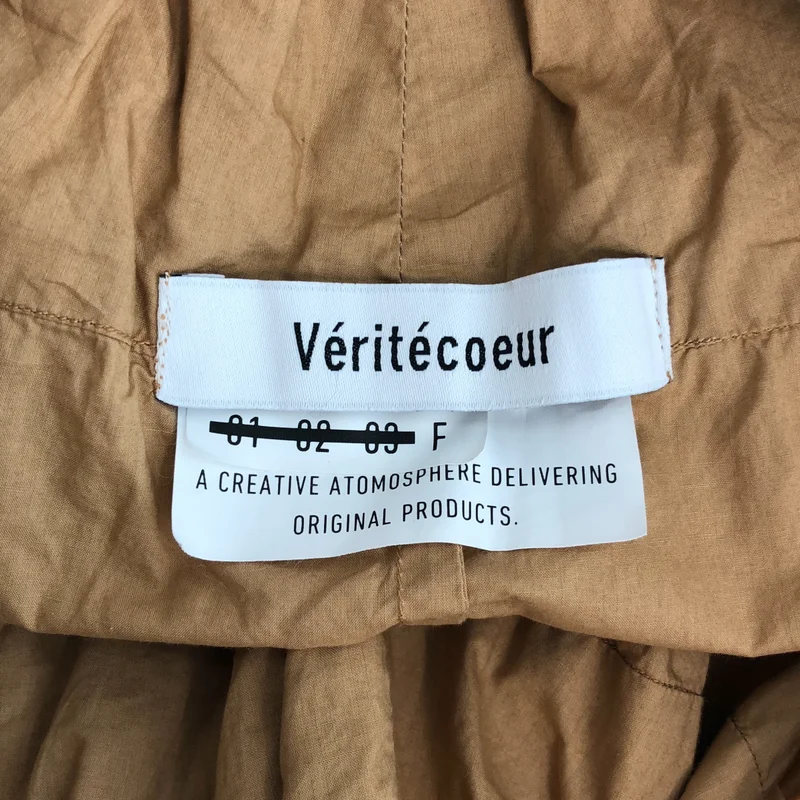 veritecoeur / ヴェリテクール | コットン ギャザーパンツ | F | レディース