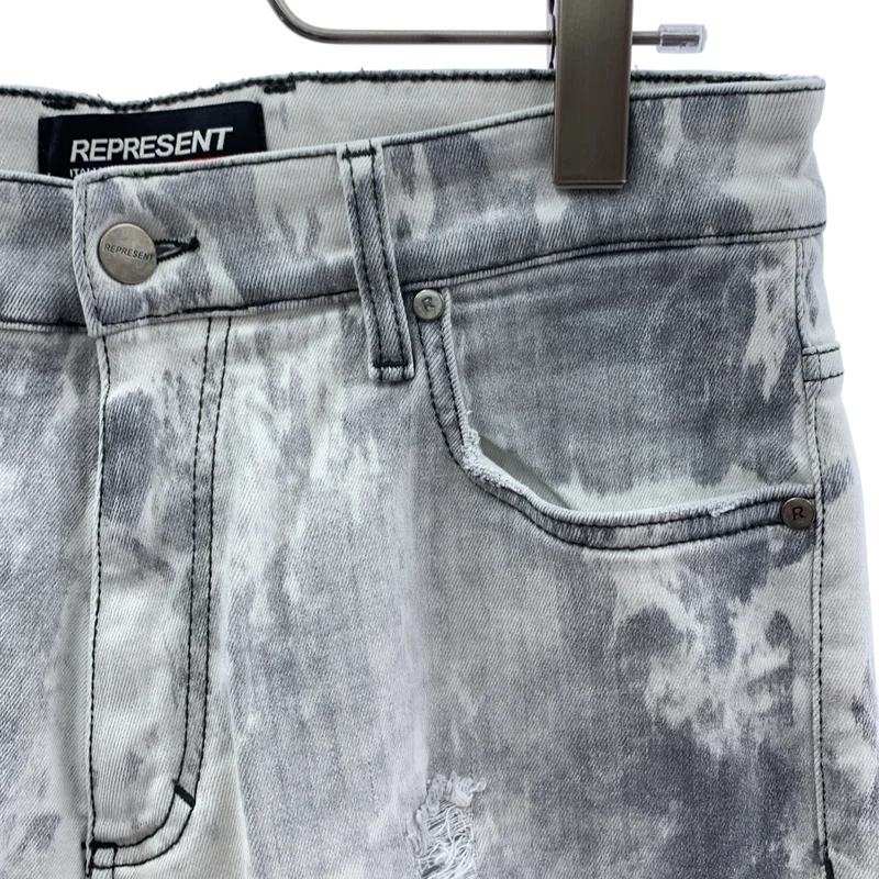 REPRESENT / リプレゼント | DISTRESSED DENIM / ダメージ加工 デニムパンツ | 32 | メンズ