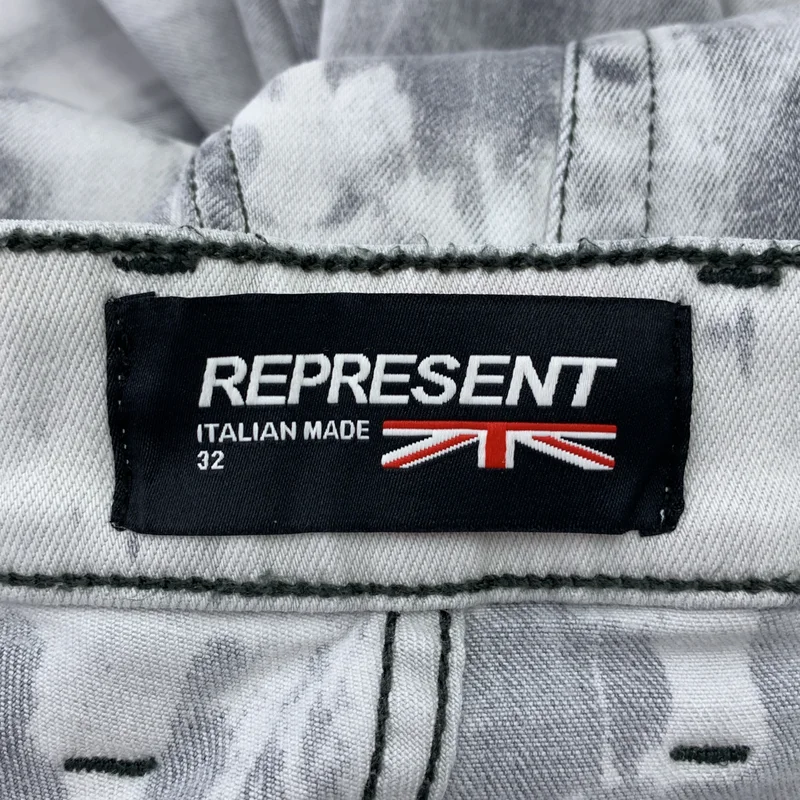 REPRESENT / リプレゼント | DISTRESSED DENIM / ダメージ加工 デニムパンツ | 32 | メンズ