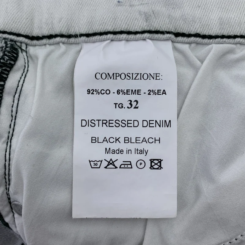 REPRESENT / リプレゼント | DISTRESSED DENIM / ダメージ加工 デニムパンツ | 32 | メンズ