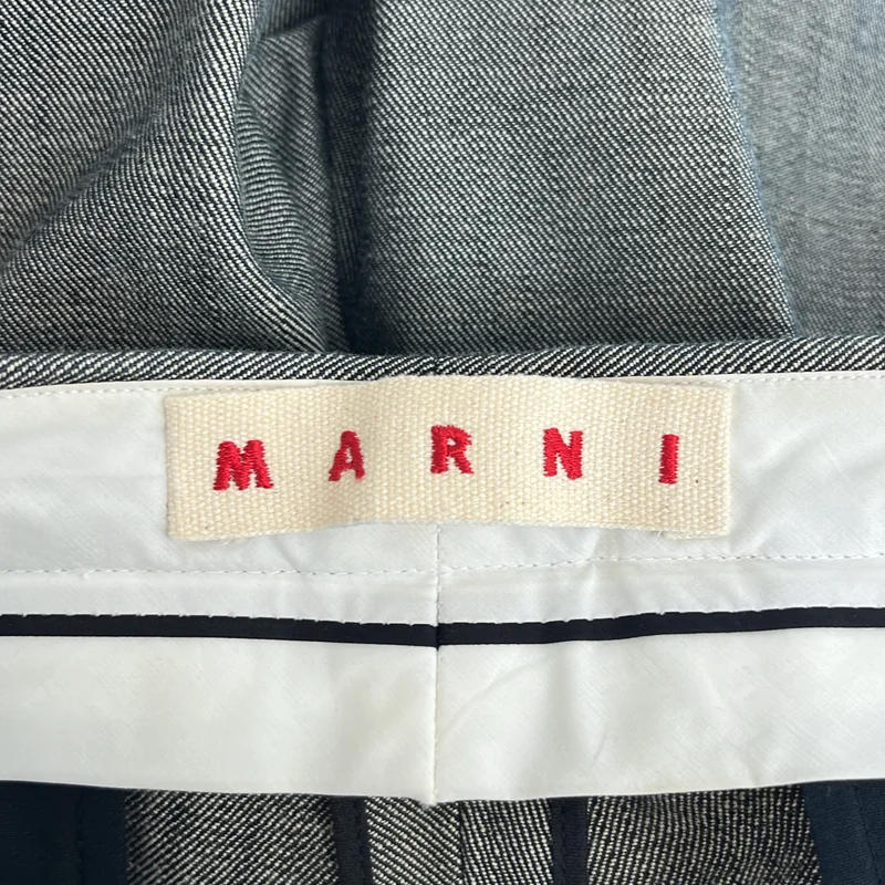 MARNI / マルニ | デニムライク スラックス パンツ | 42 | レディース