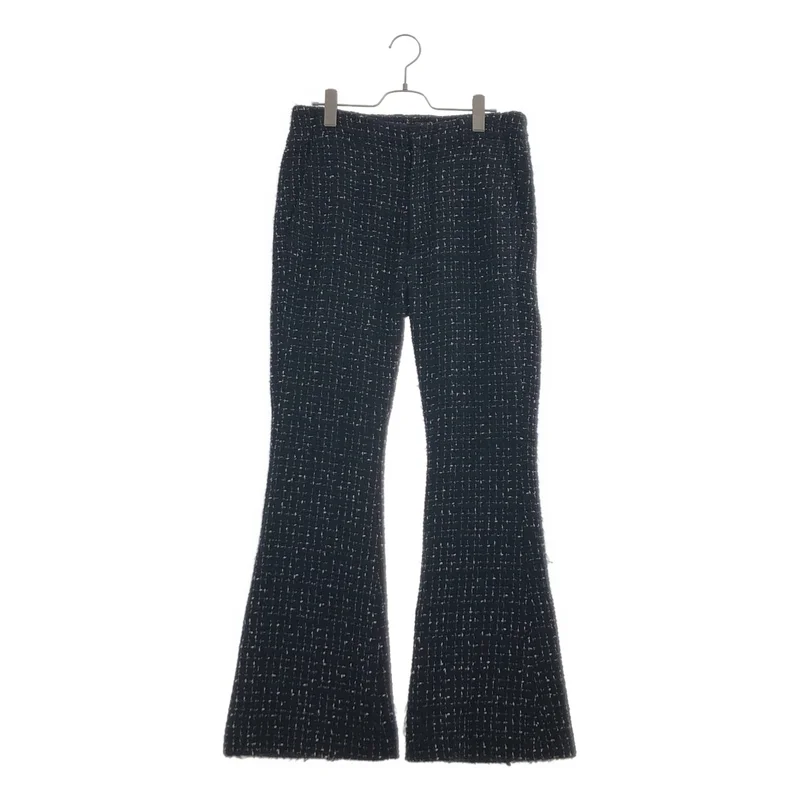 JUHA / ユハ | LAME TWEED FLARE PANTS / ウール混 ツイード フレアパンツ | 2 | メンズ