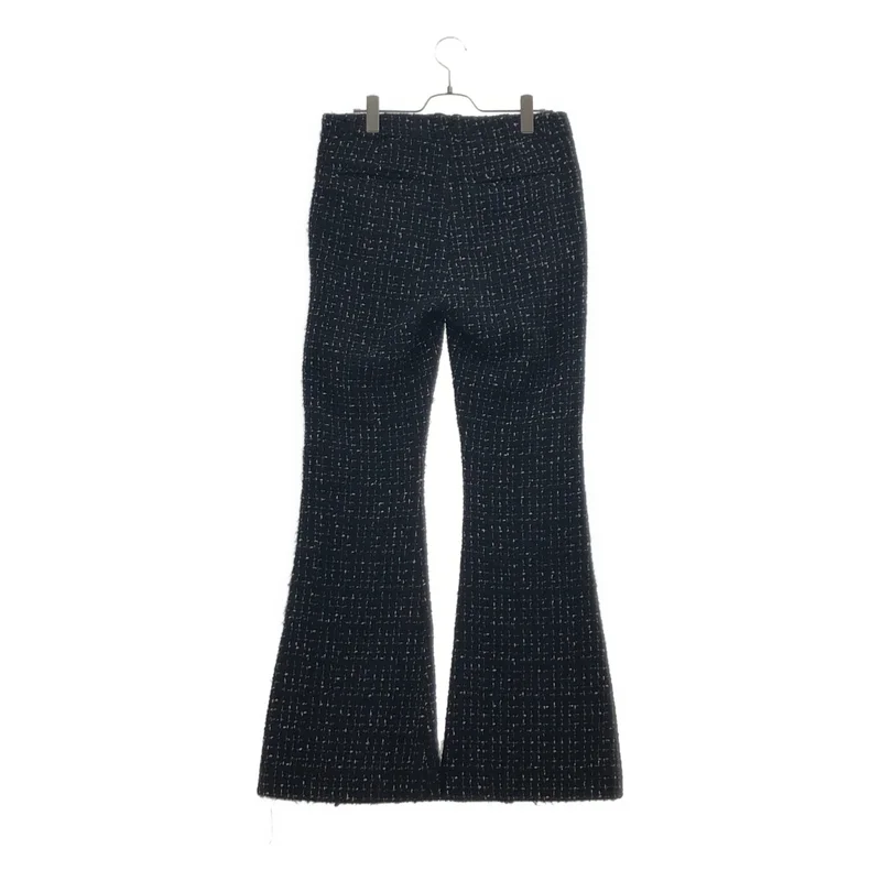 JUHA / ユハ | LAME TWEED FLARE PANTS / ウール混 ツイード フレアパンツ | 2 | メンズ