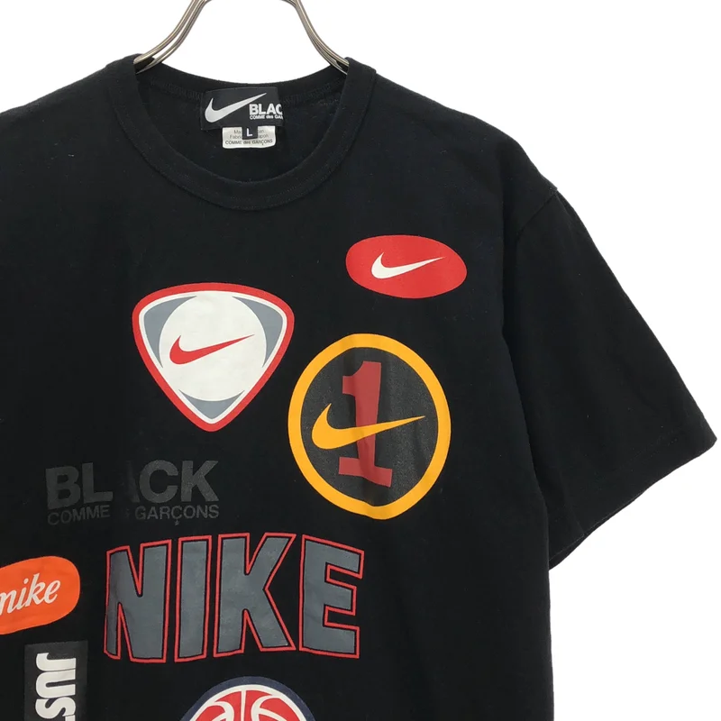 BLACK COMME des GARCONS / ブラックコムデギャルソン | 2024SS | × NIKE / ロゴプリント Tシャツ | L | メンズ