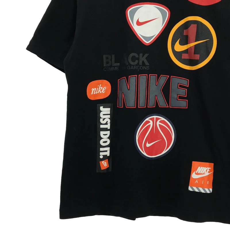 BLACK COMME des GARCONS / ブラックコムデギャルソン | 2024SS | × NIKE / ロゴプリント Tシャツ | L | メンズ